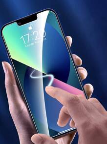 3 miếng dán cường lực bảo vệ màn hình HD & 3 miếng bảo vệ ống kính tương thích với iPhone 15/15Pro/15Plus/15Promax - Trong sáng - Xem 2