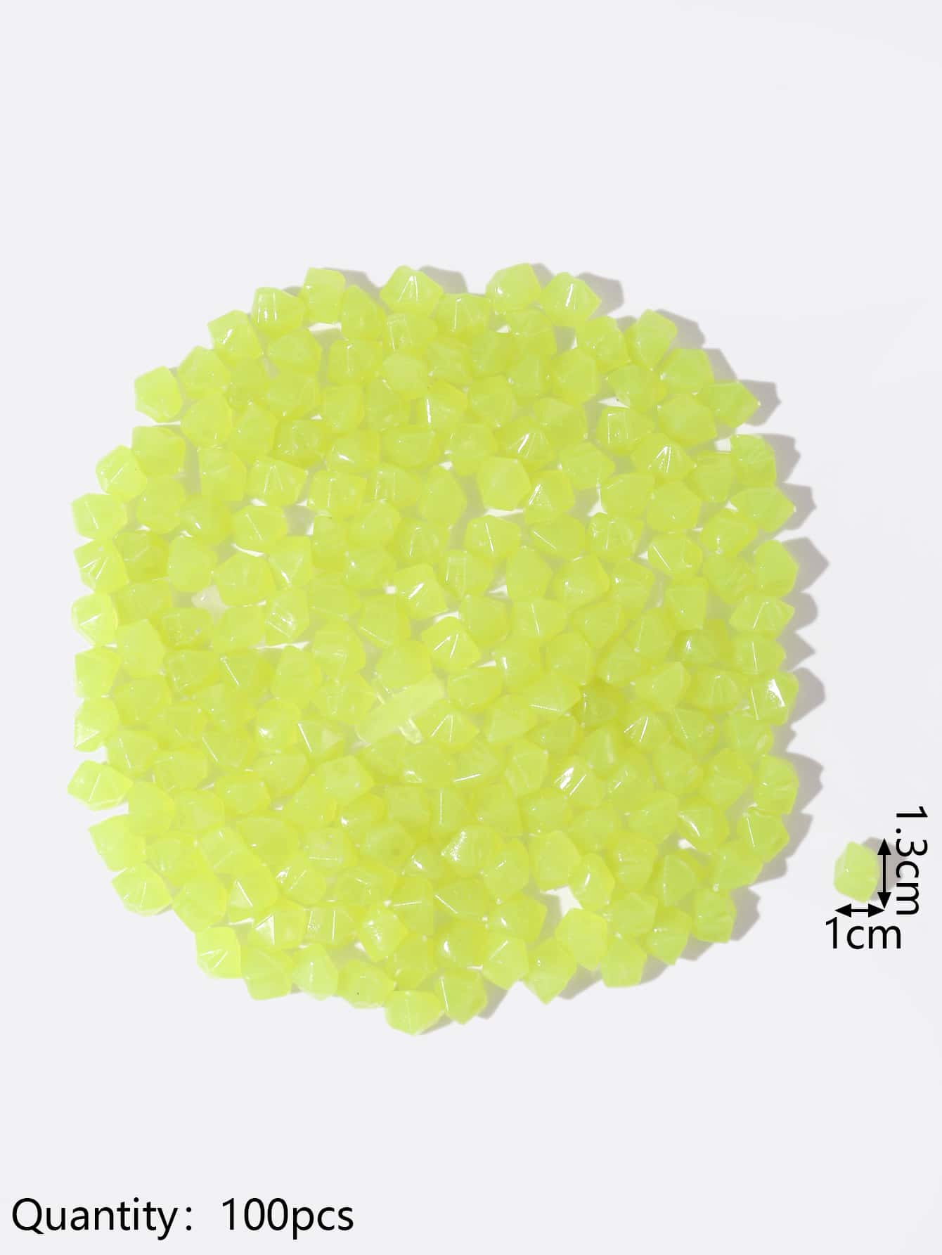 1pack Glow In The Dark Decorative Landscaping Rock - Multicolor - View 3