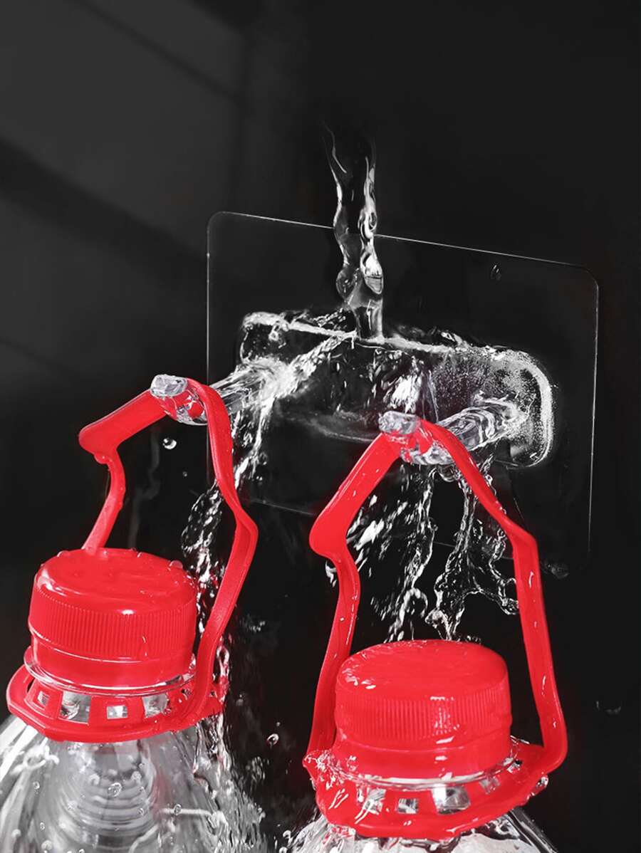 1入組多功能透明牆面掛鉤 - 無色 - 查看 1