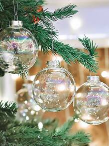 6pcs Christmas Tree Decorative Ball - Silver - View 2