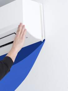 1pc Air Conditioner Cleaning Water Cover With Pipeline - Blue - View 2