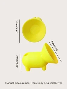 動物設計手機支架 - 黃色 - 查看 5