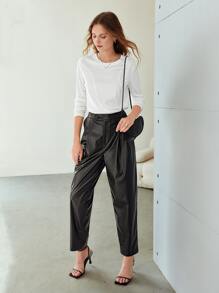 MOTF PREMIUM COZY SEAM T-SHIRT - White - View 7