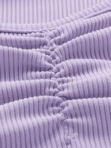 Muchica Áo thun nữ - Màu Lilac Tím - Xem 3