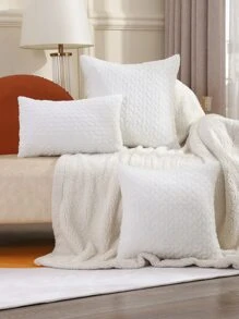 Miater 1pc Lớp phủ đệm tối giản mà không có chất làm đầy - trắng - Xem 1