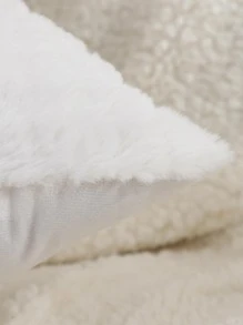 Miater 1pc Lớp phủ đệm tối giản mà không có chất làm đầy - trắng - Xem 2