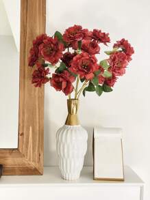 1pc Artificial Flower - Red - View 2