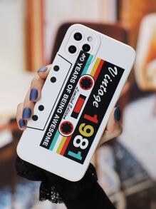 錄像帶圖案手機殼 - 彩色 - 查看 3
