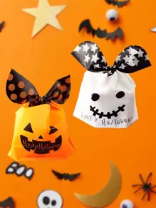 10pcs Halloween Pattern Random Gift Bag - Multicolor - View 1