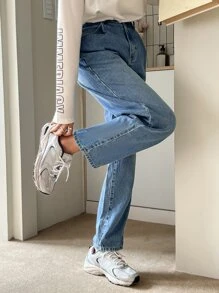 DAZY Women's Jeans With Pockets - Medium Wash - View 9