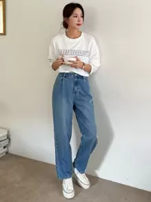 DAZY Women's Jeans With Pockets - Medium Wash - View 13