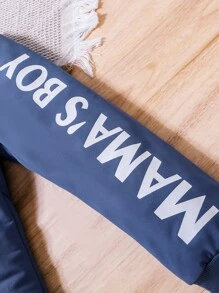 Toddler Boys Colour Block Pullover & Letter Graphic Joggers - Multicolor - View 6