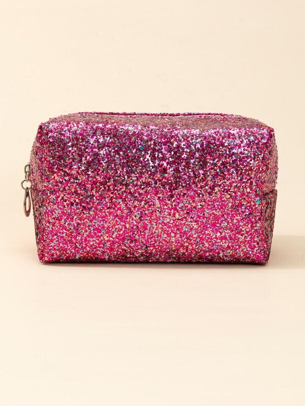Sequin Decor Makeup Bag