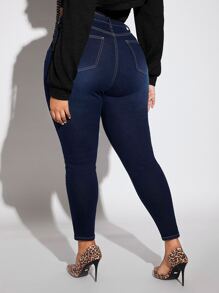 SHEIN SXY Jeans ajustados de talle alto