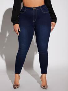 SHEIN SXY Jeans ajustados de talle alto