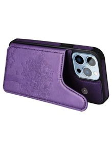 Capa de telefone flip Árvore Padrão - Roxa - Ver 5
