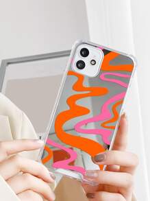 Abstract Pattern Mirror Phone Case Compatible With IPhone 11,IPhone 13,IPhone 14 Pro Max - Multicolor - View 3