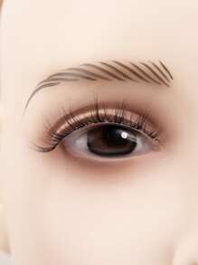 Manga Lashes, Full False Lashes 5pairs Faux Mink Lashes Wispy Clear Band Natural Long False Eyelashes For Women Mom Wife Sister Teen Girl Friend Strip Lashes,Lashes,Eyelashes,Fake Lashes - Black - View 2