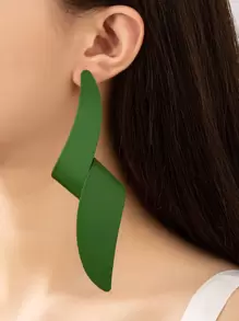 Geometric Design Earrings - View 1