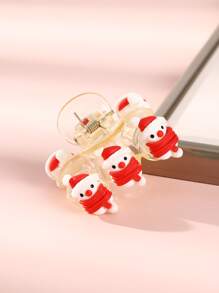聖誕雪人裝飾髮爪