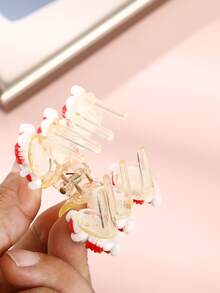 聖誕雪人裝飾髮爪