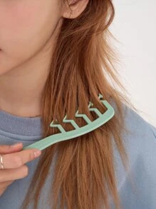DAZY Z-shaped Hair Seam Comb - Green - View 5