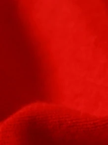 Toddler Girls Cartoon Embroidery Contrast Trim Drop Shoulder Jumper - Red - View 4