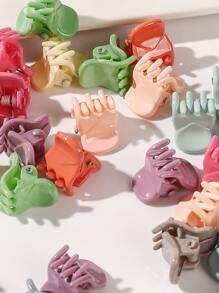 50pcs Solid Hair Claw - Multicolor - View 4