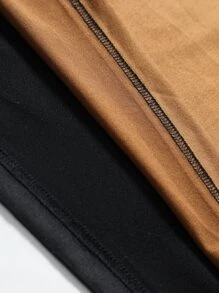 Manfinity Homme Áo thun nam vừa vặn cổ tròn tay ngắn Brooklyn Thời trang nam Quần áo mùa hè Polyester - màu nâu - Xem 4