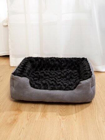1pc Rose-shaped Soft Plush Pet Bed & Sofa For Small-medium Sized Cats And Dogs, Keep Warm And Comfortable All Seasons