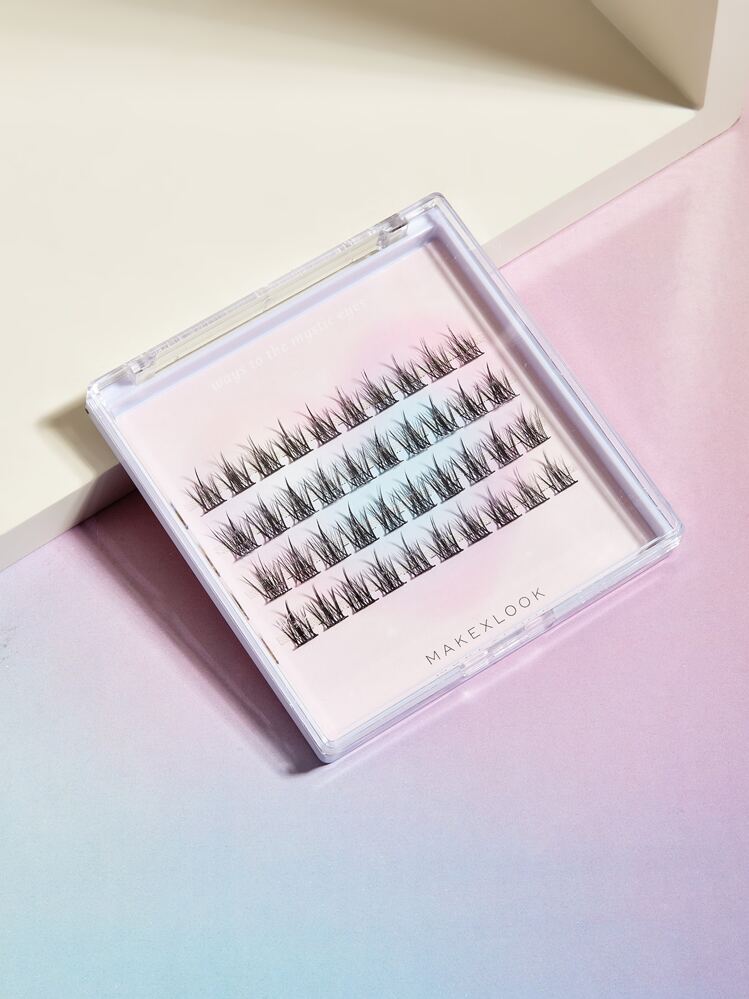 Manga Lashes, Mermaid Tail Individual Eyelashes - Black - View 1