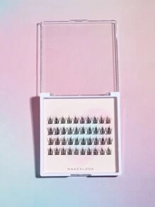 Pestañas Manga, pestañas individuales de cola de sirena - Negro - Ver 4