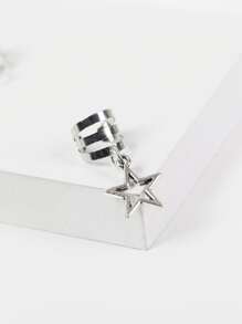 10pcs Star Shape Hair Clips, Metal Hair Accessories, Punk Style, Suitable For Summer, Beach, Festivals, Party, Braids