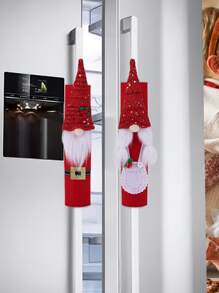 1pc Christmas Gonk Design Random Refrigerator Door Handle Cover - Multicolor - View 1