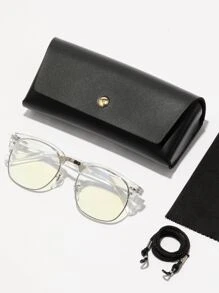 男士金屬框太陽眼鏡帶眼鏡繩