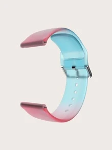 1 條半透明漸變色 Tpu 錶帶兼容 Apple Watch 38/40/41/42/43/44/45/49 毫米 - 彩色 - 查看 2