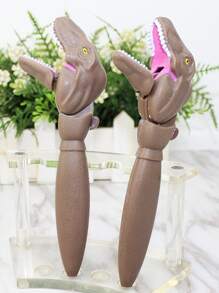 1入組恐龍設計圓珠筆 - 咖啡棕 - 查看 1