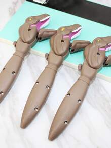 1入組恐龍設計圓珠筆 - 咖啡棕 - 查看 2