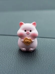 1 Piece Pig Design Car Ornament - Nhiều màu - Xem 1