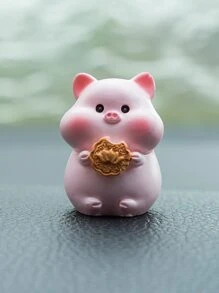 1 Piece Pig Design Car Ornament - Nhiều màu - Xem 3