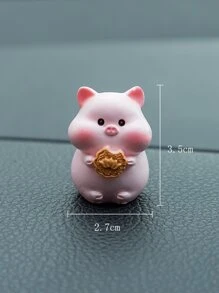 1 Piece Pig Design Car Ornament - Nhiều màu - Xem 5