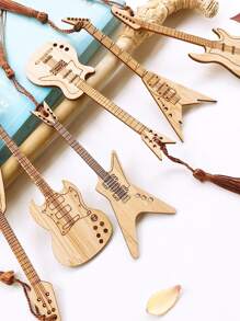 1pc Guitar Design Random Bookmark - Multicolor - View 1