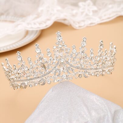 Rhinestone Crown Design Bridal Headband