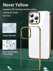 vỏ điện thoại khung tương phản - Vàng - Xem 3