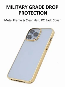 vỏ điện thoại khung tương phản - Vàng - Xem 7