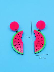 Fruit Design Drop Earrings - Multicolor - View 5
