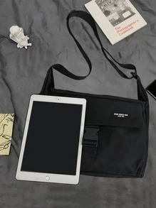 Nhẹ, Túi đeo chéo nylon tối giản dành cho doanh nhân với nét duyên dáng hoạt hình dành cho các cô gái tuổi teen Sinh viên đại học, tân binh và nhân viên cổ trắng Hoàn hảo cho văn phòng, đại học, công việc, kinh doanh, đi làm, ngoài trời, du lịch, đi chơi - màu đen - Xem 2