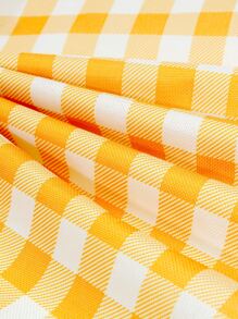 1入組格子圖案保溫飯袋 - 彩色 - 查看 7