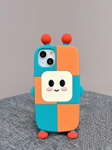 3d Funda para móvil con dibujos animados de robot - Multicolor - Ver 1