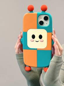 3d Funda para móvil con dibujos animados de robot - Multicolor - Ver 2